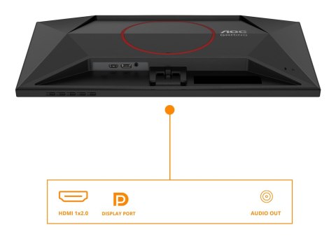 AOC G4 24G42E monitor komputerowy 61 cm (24") 1920 x 1080 px Full HD LCD Czarny