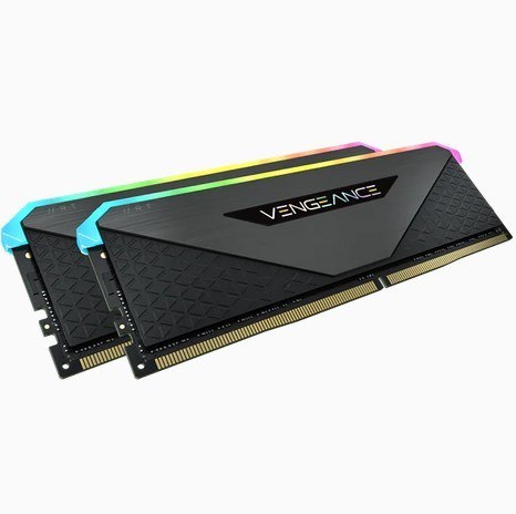Corsair Vengeance RGB RT, DDR4-3200, CL16 - 16 GB Dual-Kit, czarny
