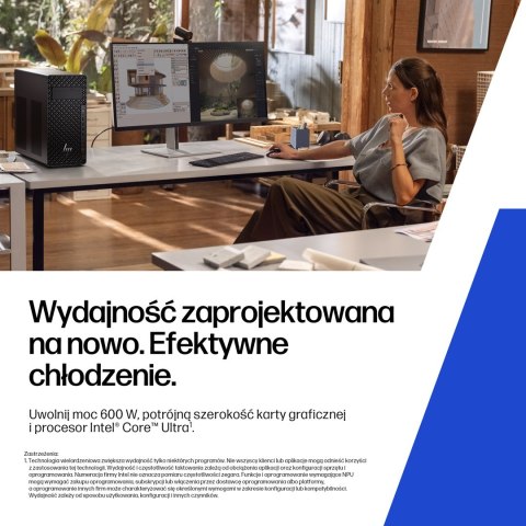 HP Z2 Tower G1i Workstation Ultra 7 265 vPro 16GB DDR5 5600 SSD512 RTX A400_4GB DVD-RW 500W W11Pro 3Y OnSite