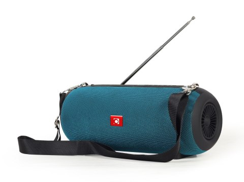GEMBIRD PRZENOŚNY GŁOŚNIK BLUETOOTH SPK-BT-17-G FM-RADIO, WBUDOWANY MIKROFON, KOLOR ZIELONY, USB, AUX, MICROSD