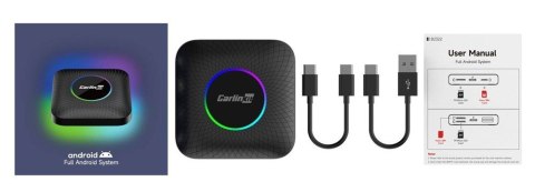 Adapter CARLINKIT TBOX Ambient 8GB+128GB Android 13- 8G/128G Carplay I Android Auto czarny