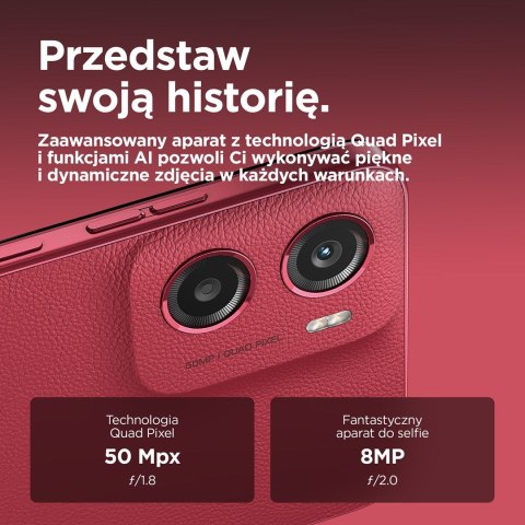 Smartfon Motorola Moto G05 4/128GB Plum Red