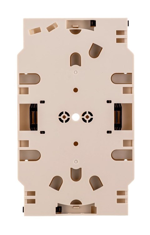 ALANTEC Kaseta (tacka) spawów światłowodowych z uchwytami na 12 / 24 spawy oraz separatorem włókien na wyjściu FOC-12K