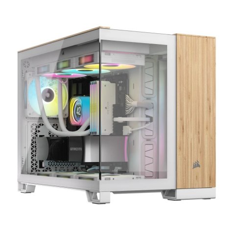 Obudowa Corsair 2500X WHITE/BAMBOO