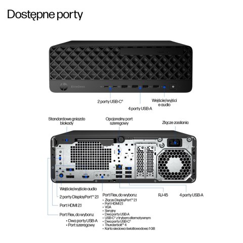 HP EliteDesk 8 SFF G1i Ultra 7 265 16GB DDR5 5600 SSD1TB Arc W11Pro 3Y OnSite