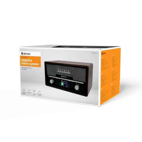 Denver MDA-525DW Osobisty odtwarzacz CD Drewno