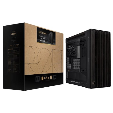 ASUS ProArt PA602 Wood Edition Midi Tower Czarny