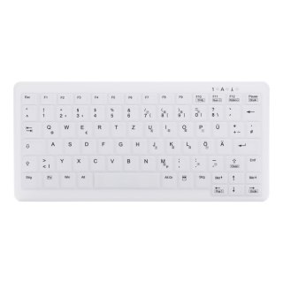 CHERRY AK-C4110 klawiatura Medyczna RF Wireless QWERTZ Niemiecki Biały