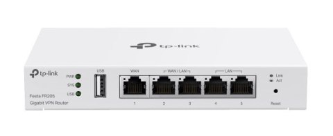TP-Link Festa FR205 ruter 10 Gigabit Ethernet, 100 Gigabit Ethernet, Gigabit Ethernet Biały