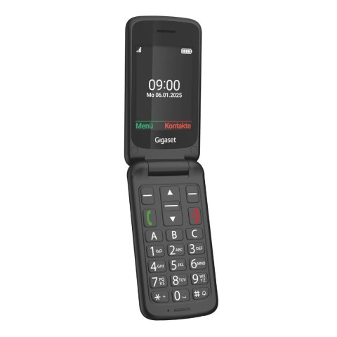 Gigaset GL595 7,11 cm (2.8") 114 g Czarny Telefon dla seniora